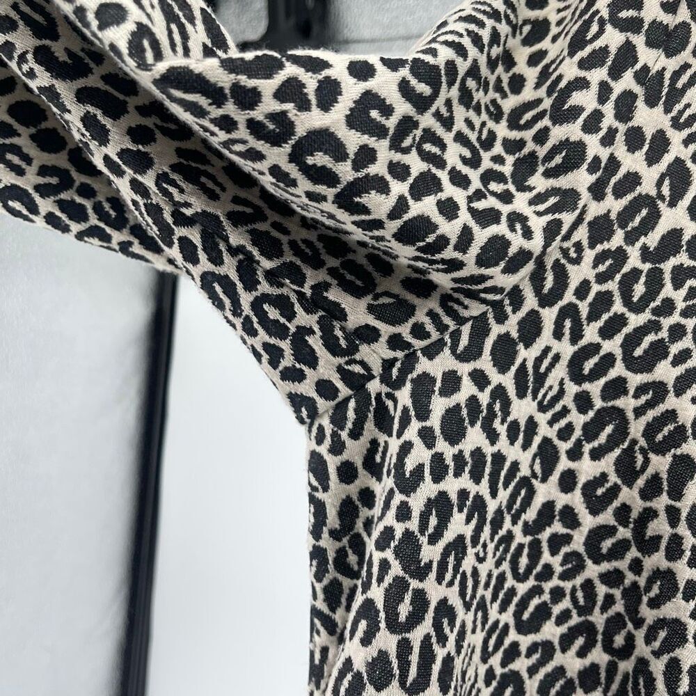 Notations Leopard Print Drape Front Open Blazer J… - image 6